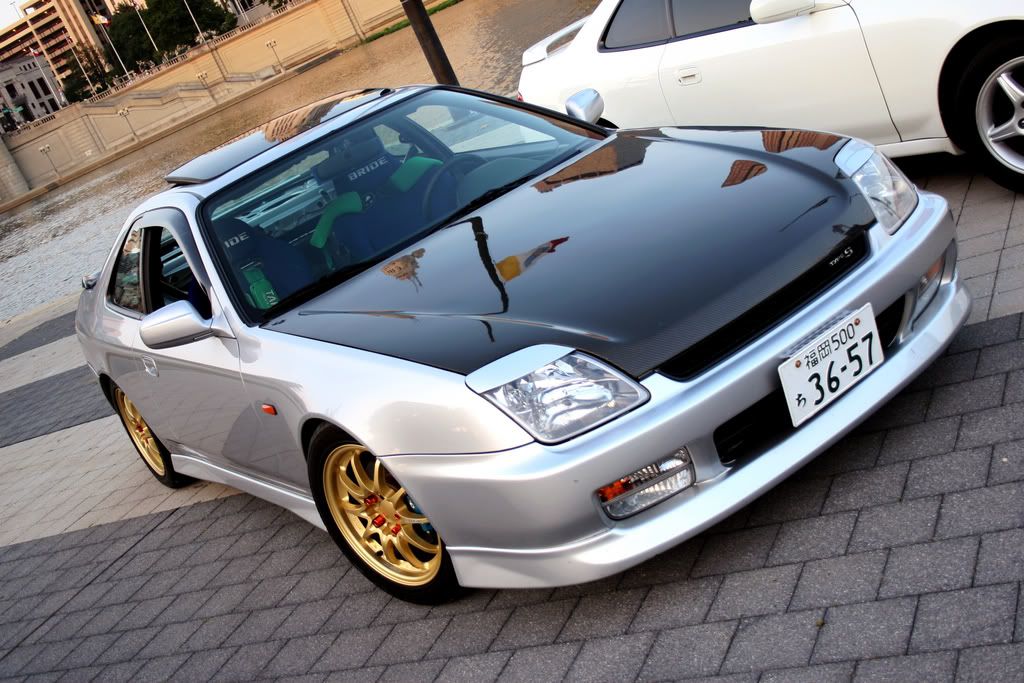 Carbon Fiber Hood On Silver 5th Gen Honda Prelude Online